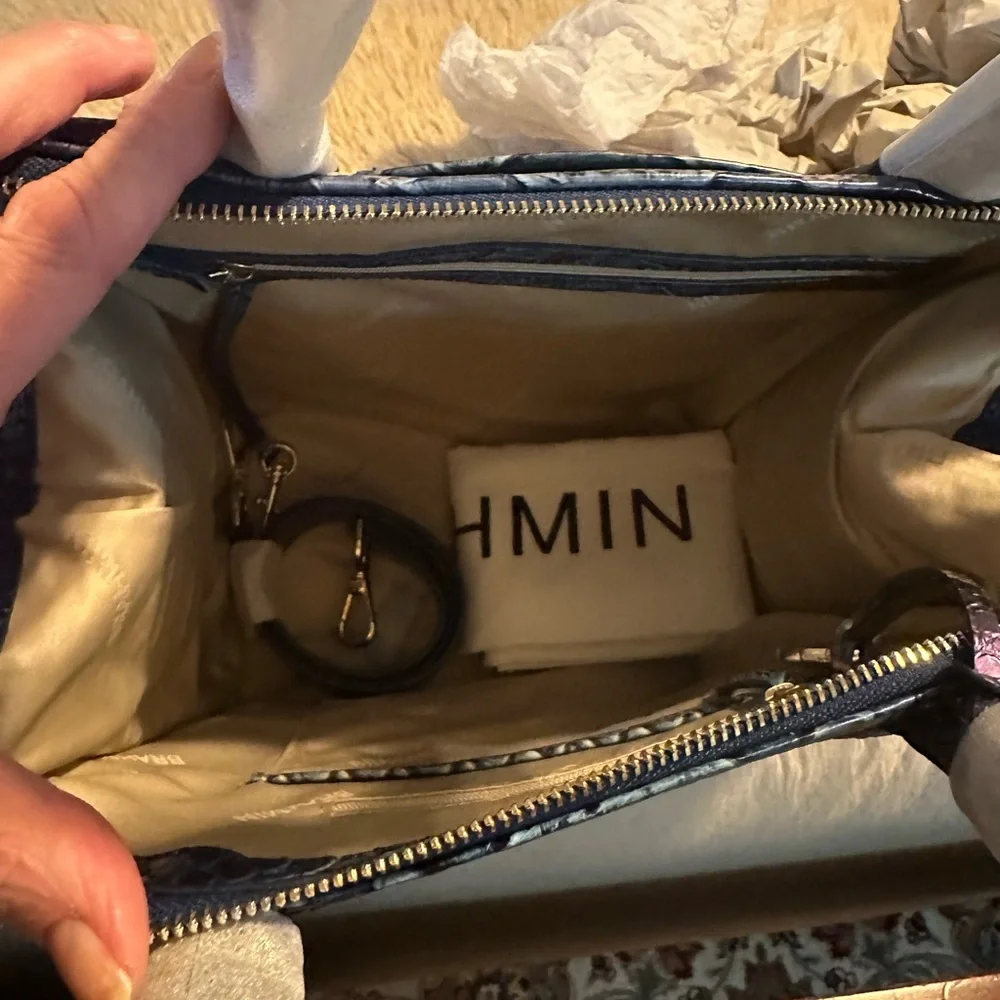 Brahmin Sapphire Caroline Ateague  Purse. NWT! - Picture 3 of 4